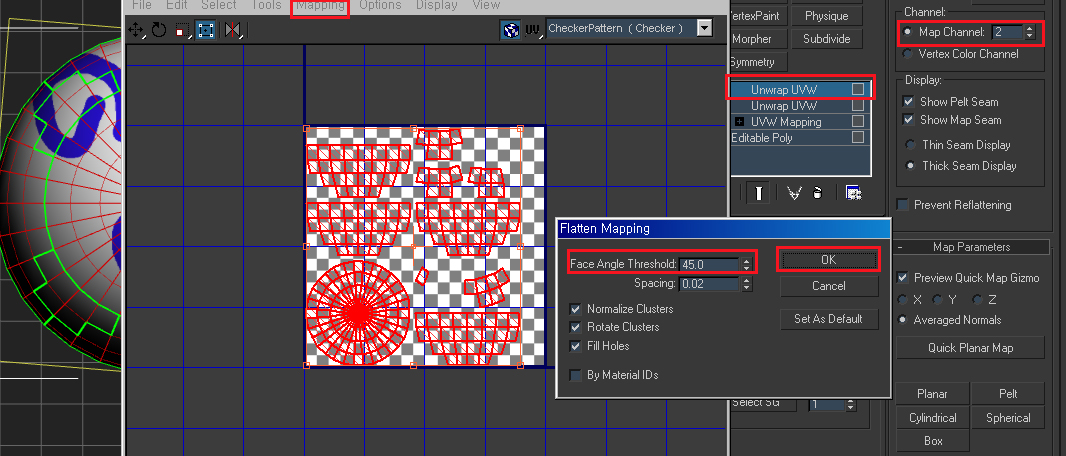 [3Dmax팁] Unwrap Uvw + Uv펼치기 + Mapping : 네이버 블로그